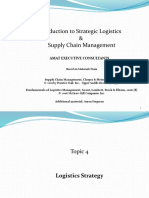 Introduction To Strategic Logistics & Supply Chain Management