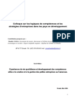 Texte de Communication Sur Les Compétences Yossa Thaddée 2020