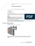 5.2 Using Memory Cards With The Hmi Device: MP 177 (Wincc Flexible) Operating Instructions, 08/2008, 6Av6691-1Dp02-0Ab0