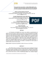 Proposta de Aplicação Do Ciclo Pdca Como Ferramenta de Apoio Ao Gerenciamento de Processos - Estudo de Caso em Uma Oficina Mecânica Localizada No Município Do Rio de Janeiro