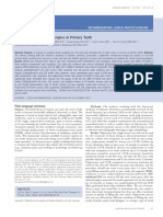 Use of Non-Vital Pulp Therapies in Primary Teeth