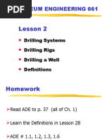 2-1. Rigs, Drilling A Well