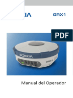 Manual Sokkia - GRX1 Esp