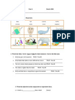 Listening Skill Activity COMPARATIVES