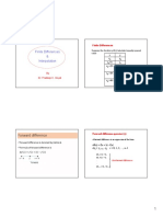 Finite Difference