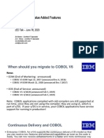 COBOL v6.3 Features (6.18.20) - Presentation Deck