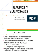 Clase 11. Sulfuros y Sulfosales