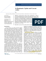 Cryptosporidiosis in Ruminants: Update and Current Therapeutic Approaches