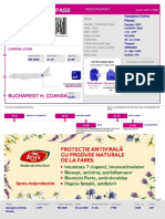 Boarding Pass: Bucharest H. Coanda