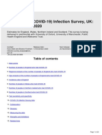 Coronavirus Infection Survey UK ONS 13 Nov 2020