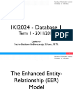 05 - The Enhanced Entity-Relationship Model PDF