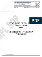 Generator Hydrogen Purgging