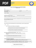 1 - Application Form - For Students