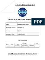 EEE222 - Electrical Circuit Analysis II: Lab Assessment