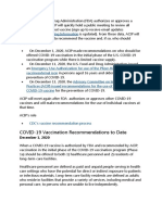 Covid Vaccine Process