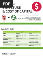 CAPITAL STRUCTURE and COC