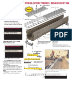 Mcnichols Trench Drain Systems Specs