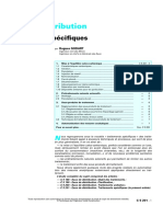 Eaux de Distribution: Traitements Spécifiques