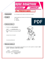 Clases de Predicado para Quinto de Secundaria