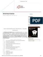 Droit Fiscal Ivoirien - Cours PDF