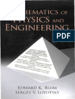 Edward K. Blum, Sergey V. Lototsky - Mathematics of Physics and Engineering - Selected Topics-World Scientific Pub Co ( (2006)