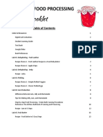 Fod3110 Lab Recipe Booklet