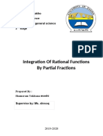 Integration of Rational Functions by Partial Fractions