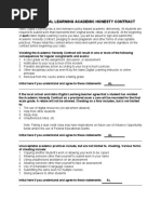 Idaho Digital Learning Academic Honesty Contract