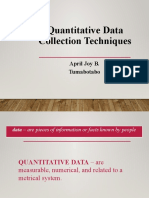 5 Quantitative Data Collection Techniques