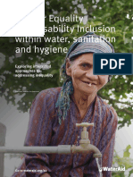 Gender Equality and Disability Inclusion in WASH