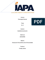 Tarea 3 Evaluacion Psicometrica de La Personalidad