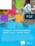 Fixing On-Shelf Availability (OSA) Issues White Paper: Source