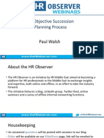 An Objective Succession Planning Process