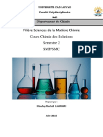 Chimie Des Solutions