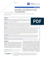 Diagnosing Inflammation and Infection in The Urinary System Via Proteomics