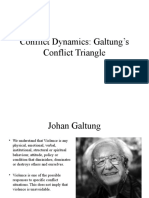 Conflict Dynamics: Galtung's Conflict Triangle