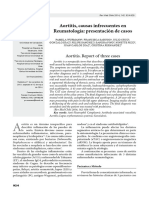 Aortitis, Causas Infrecuentes en Reumatología: Presentación de Casos