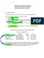 Corporate Restructuring