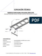 Ficha Tecnica Bandeja Escalera Galv Origen