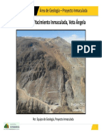 Geología Del Yacimiento Inmaculada001, Veta Ángela