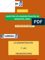 La Administracion y Las Organizaciones