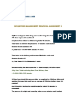 Nihal Katre Section A Roll Number-202011022: Operations Management Individual Assignment 3