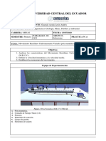 Movimiento Rectilineo Uniformemente Variado