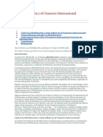 La Globalización y El Comercio Internacional (Conclusiones)