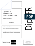 Diploma in International Financial Reporting: Friday 8 December 2017