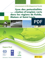 Valorisation de L'emploi Vert Dans Les Régions Kolda, Saint Louis, Matam PDF