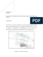 Concepto Estructural Muro Gavión