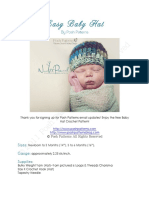 Easy Baby Hat Crochet Pattern Email Opt in Offer PDF 2