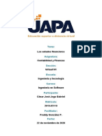 Tarea 6 - Los Estados Financieros