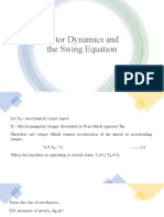 Rotor Dynamics and The Swing Equation